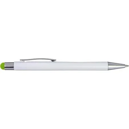 Stylo bille personnalisable en ABS et aluminium - Lise Matières : coton organique Taille textile : XS Couleurs : bleu
