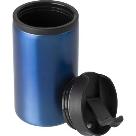 Mug isotherme en acier inoxydable personnalisé et pratique Gisela Matières : coton organique Taille textile : XXL Couleurs : bla