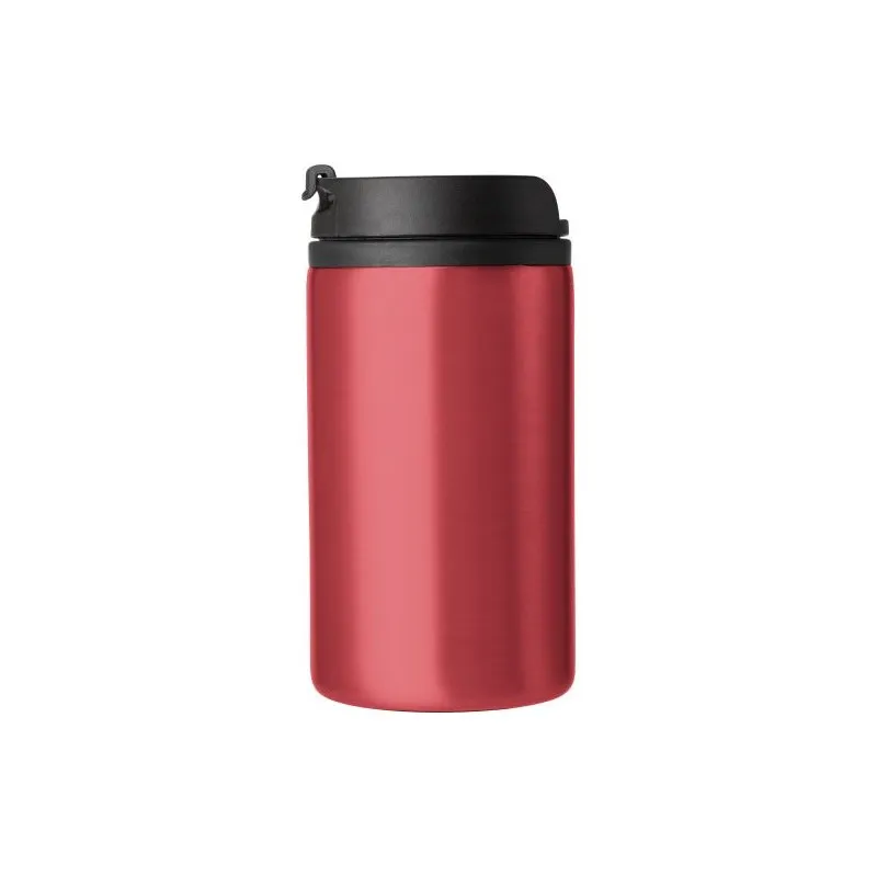 Mug isotherme en acier inoxydable personnalisé et pratique Gisela Matières : coton organique Taille textile : XS Couleurs : gris