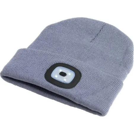 Bonnet acrylique personnalisé avec lampe COB - Vivian, idéal pour offrir à petit prix Matières : coton organique Taille textile 