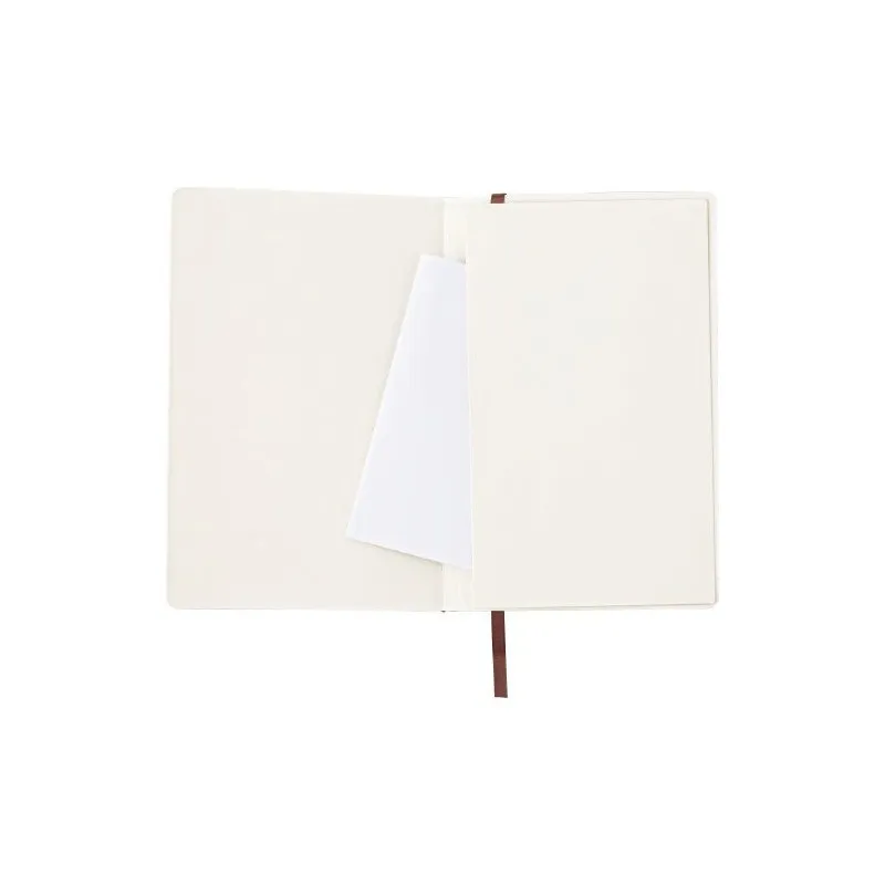 Carnet A5 personnalisé avec couverture souple en PU - Mireia Matières : coton organique Taille textile : XS Couleurs : bleu mari