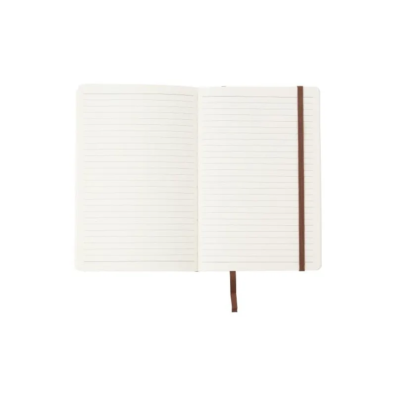 Carnet A5 personnalisé avec couverture souple en PU - Mireia Matières : coton organique Taille textile : XL Couleurs : vert cade