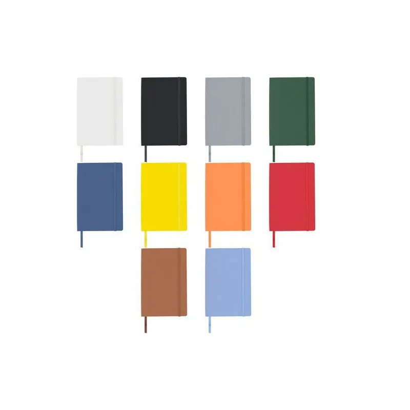 Carnet A5 personnalisé avec couverture souple en PU - Mireia Matières : coton organique Taille textile : 3XL Couleurs : rouge ma