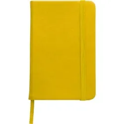 Carnet A5 personnalisé avec couverture écologique en PU - Brigitta Matières : coton organique Taille textile : XL Couleurs : noi