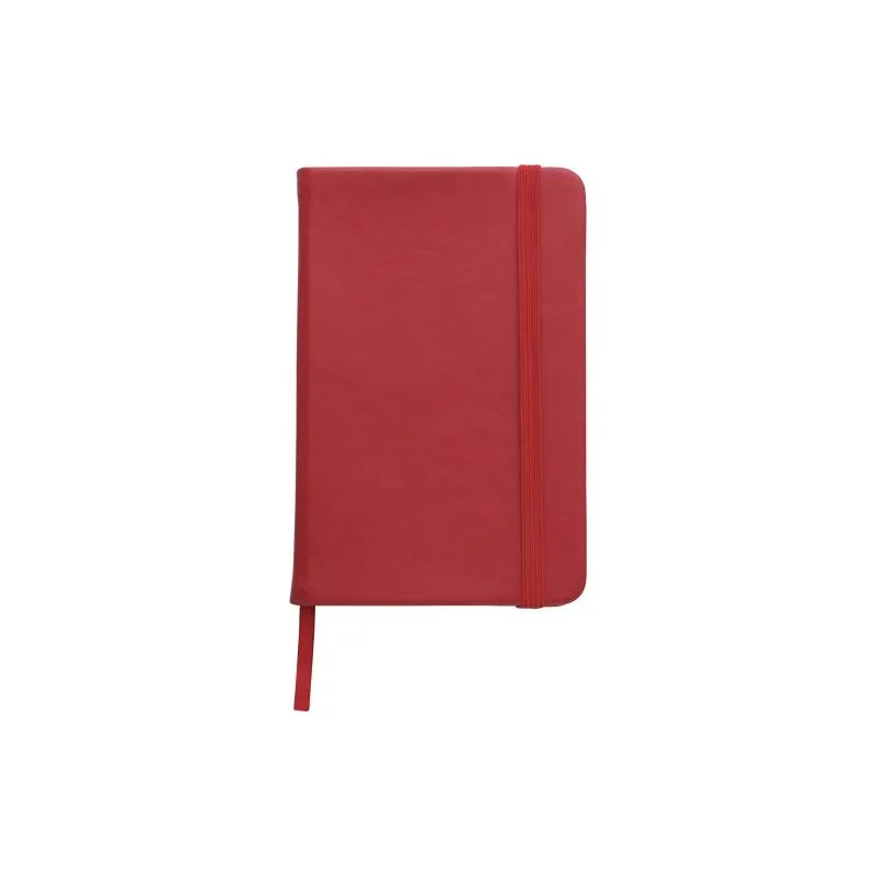 Carnet A5 personnalisé avec couverture écologique en PU - Brigitta Matières : coton organique Taille textile : XL Couleurs : noi