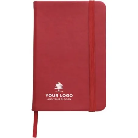 Carnet A5 personnalisé avec couverture écologique en PU - Brigitta Matières : coton organique Taille textile : 3XL Couleurs : bl