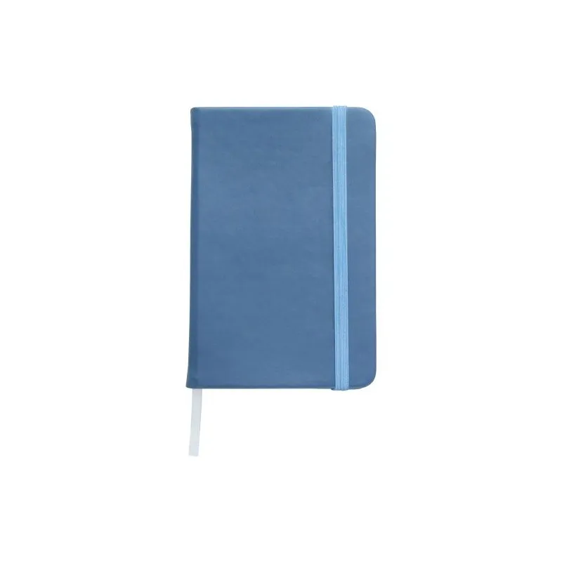 Carnet A5 personnalisé avec couverture écologique en PU - Brigitta Matières : coton organique Taille textile : 3XL Couleurs : bl