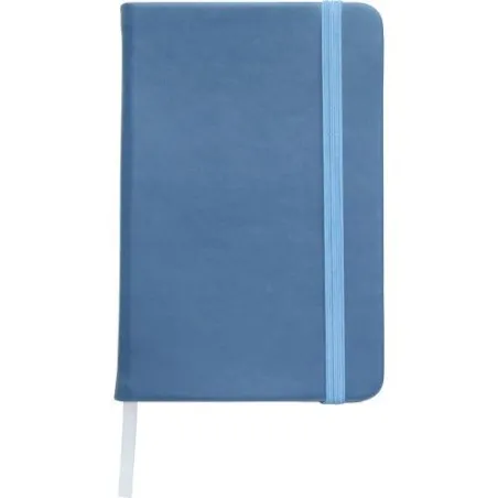 Carnet A5 personnalisé avec couverture écologique en PU - Brigitta Matières : coton organique Taille textile : 3XL Couleurs : bl