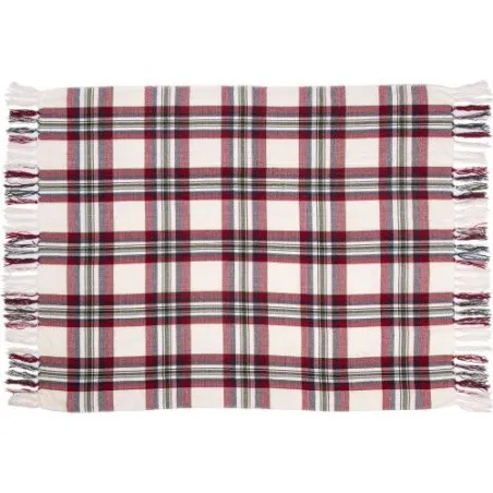 Plaid personnalisé en polyester - Couverture de qualité Ayana pas cher Matières : coton organique Taille textile : XXL Couleurs 