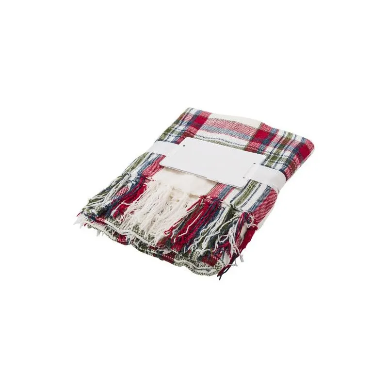 Plaid personnalisé en polyester - Couverture de qualité Ayana pas cher Matières : coton organique Taille textile : XXL Couleurs 