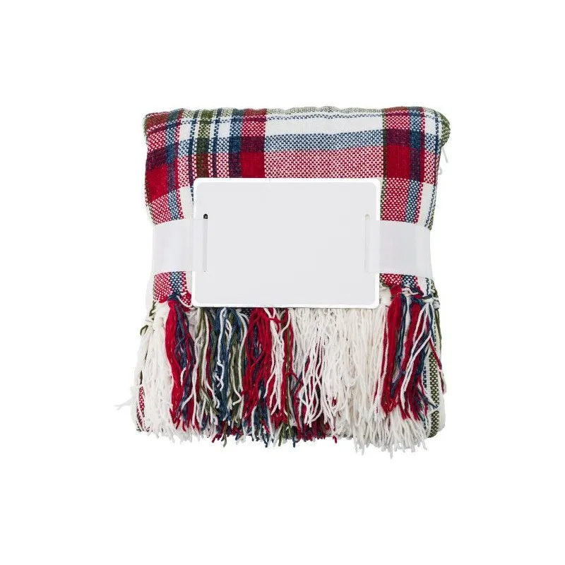 Plaid personnalisé en polyester - Couverture de qualité Ayana pas cher Matières : coton organique Taille textile : XL Couleurs :