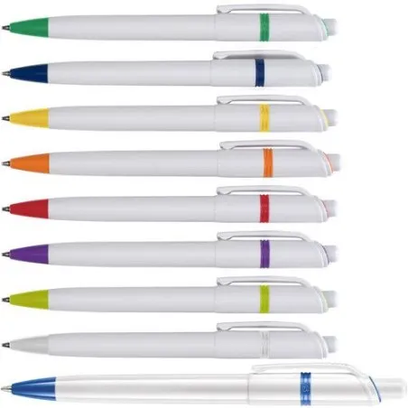 Stylo à bille écologique en ABS - Ducal Matières : coton organique Taille textile : XL Couleurs : gris objet promo petit budget