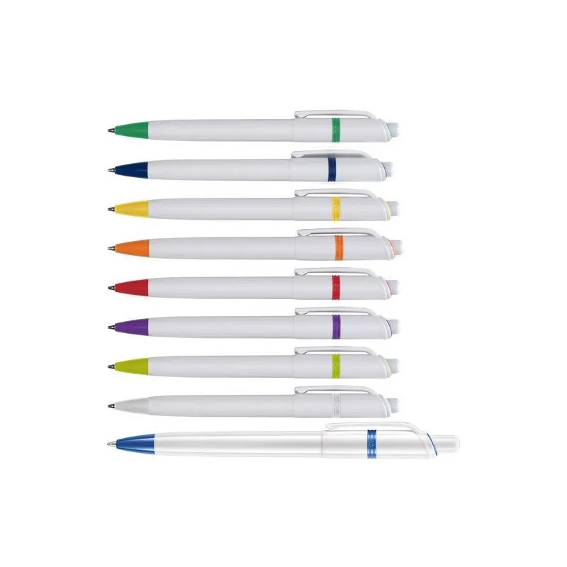 Stylo à bille écologique en ABS - Ducal Matières : coton organique Taille textile : L Couleurs : noir accessoire événementiel un