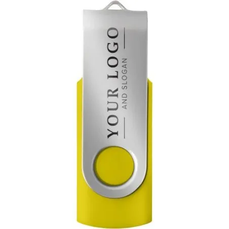 Clé USB personnalisée Twist 2.0 - 16 Go ou 32 Go | Lex Matières : polyester Taille textile : 3XL Couleurs : rouge cadeau collabo