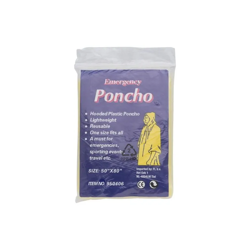 Poncho en PE Pablo - Imperméable et Pratique
