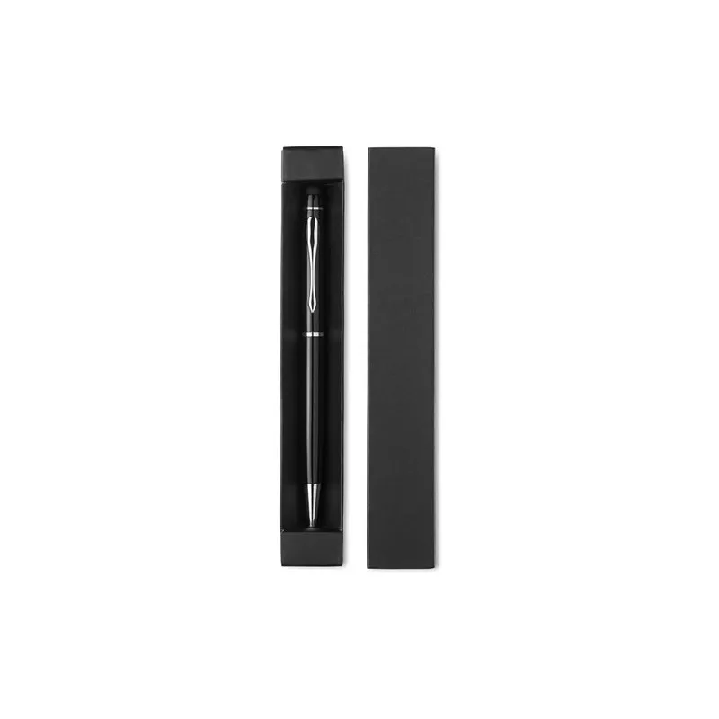 Stylo touch twist en aluminium personnalisé - EDUAR Matières : acier inoxydable Couleurs : bordeaux