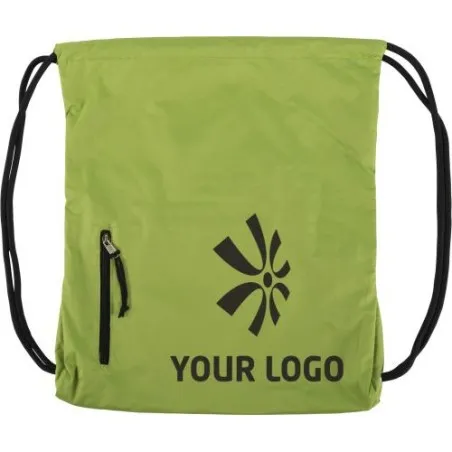 Sac à dos personnalisé en pongée idéal pour le sport - Elise Matières : acier inoxydable Couleurs : jaune objet promo petit budg