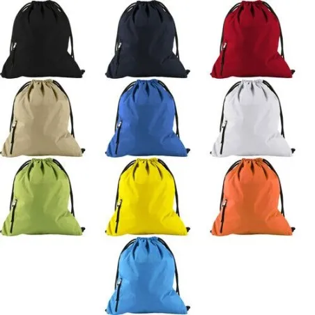 Sac à dos personnalisé en pongée idéal pour le sport - Elise Matières : acier inoxydable Couleurs : noir goodies personnalisé en
