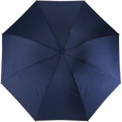 Parapluie pliable personnalisé indispensable pas cher Kayson Couleurs : bleu marine Matières : PU recyclé 2