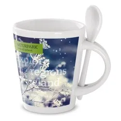 Mug Personnalisé de Sublimation Écologique - SUBLIMKONIK Matières : métal Couleurs : noir 2