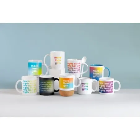 Mug Personnalisé de Sublimation Écologique - SUBLIMKONIK Matières : métal Couleurs : noir goodies publicitaire événementiel