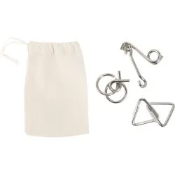 Set de 3 jeux de réflexion personnalisés en métal Nilo Matières : aluminium recyclé  2