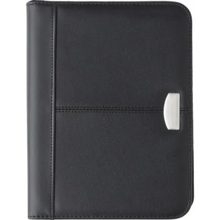 Conférencier zippé A5 en cuir reconstitué personnalisé - Rosa Matières : polyester Taille textile : S Couleurs : bleu