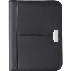 Conférencier zippé A5 en cuir reconstitué personnalisé - Rosa Matières : polyester Taille textile : S Couleurs : bleu 2