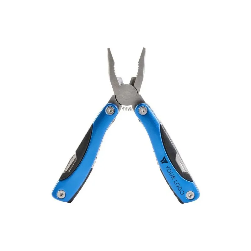 Pince multifonction personnalisée de qualité - Céline Matières : polypropylène (PP) Couleurs : bleu impression haute définition