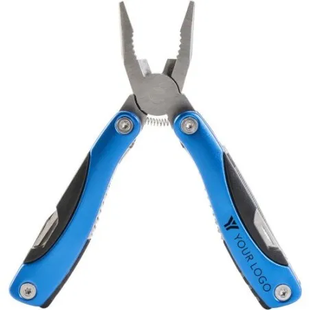 Pince multifonction personnalisée de qualité - Céline Matières : polypropylène (PP) Couleurs : bleu impression haute définition