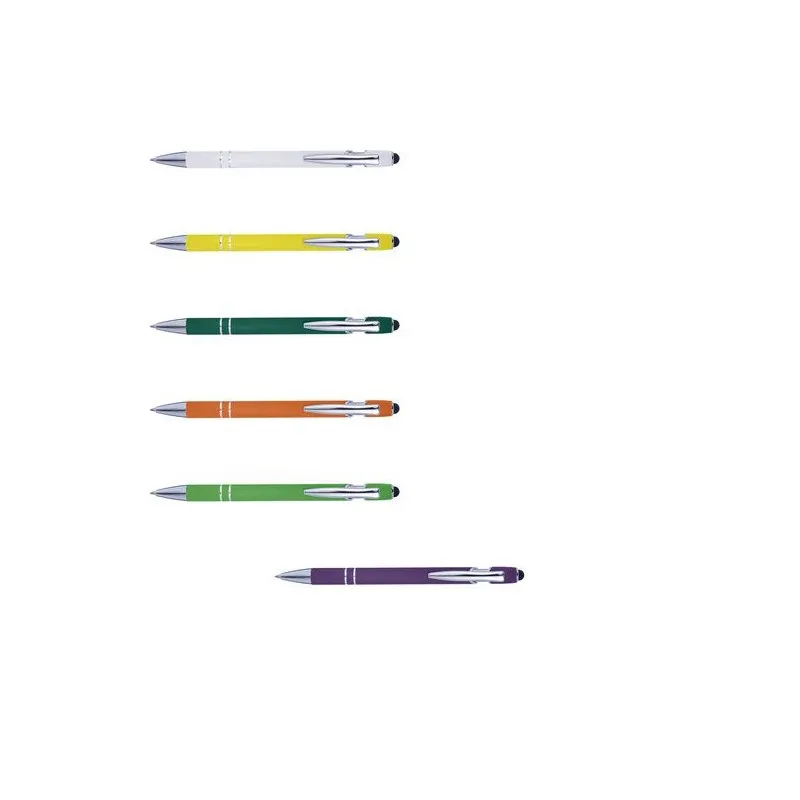 Stylo bille personnalisé en métal Primo Matières : polyester Taille textile : M Couleurs : blanc cadeau entreprise pas cher