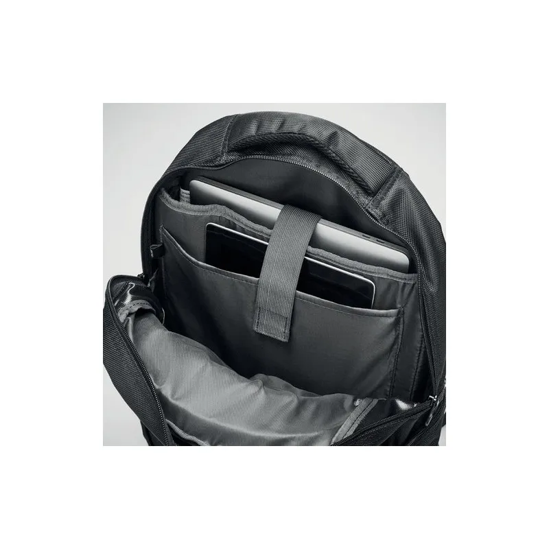Sac à dos personnalisé et pratique pour ordinateur portable - MACAU Matières : EVA Couleurs : noir goodies publicitaire événemen