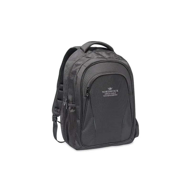 Sac à dos personnalisé et pratique pour ordinateur portable - MACAU Matières : EVA Couleurs : noir marquage laser ultra précis