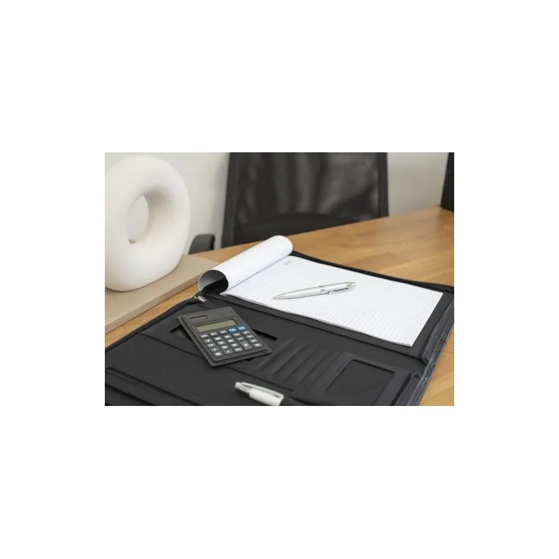 Conférencier A4 Zippé en Microfibre Rianna