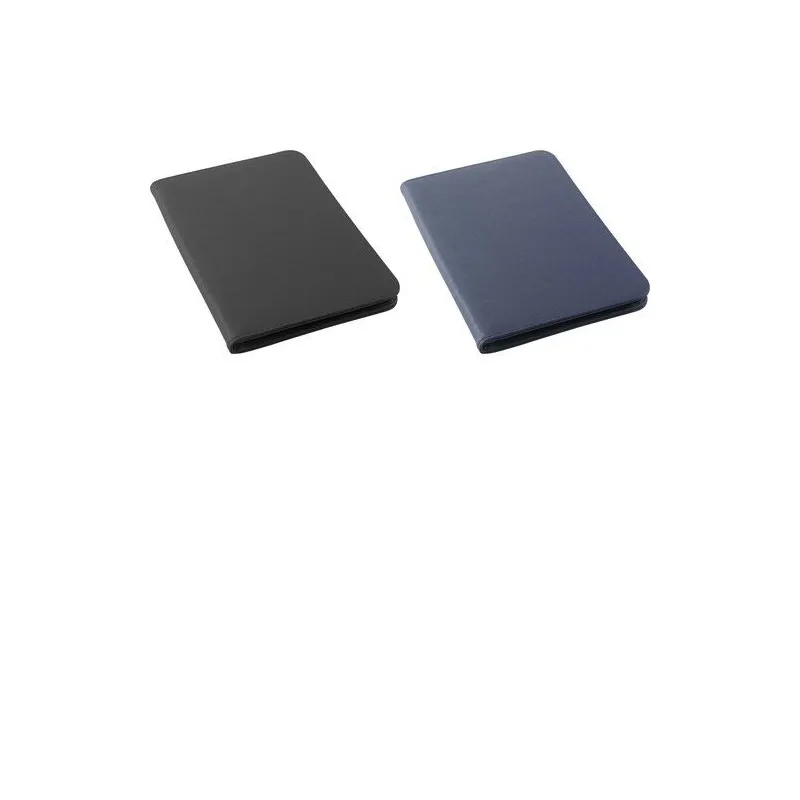 Conférencier zippé A4 en PVC personnalisé Katelyn Matières : polyester Taille textile : XXL Couleurs : bleu marine goodies publi