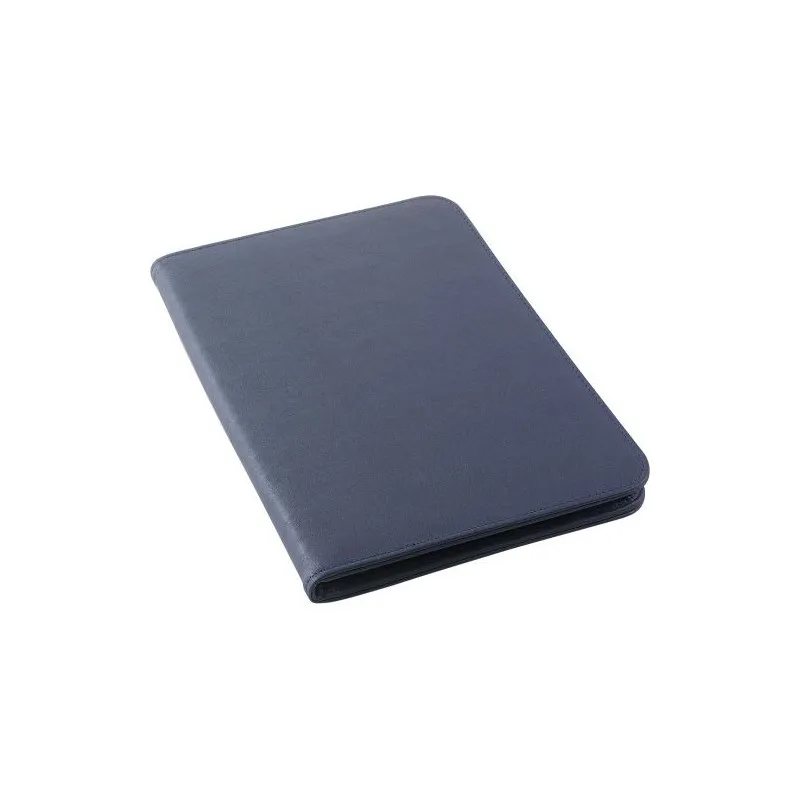 Conférencier zippé A4 en PVC personnalisé Katelyn Matières : polyester Taille textile : XXL Couleurs : bleu marine objet promoti