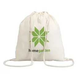 Sac Cordon Pratique Personnalisé HUNDRED Matières : PET recyclé Couleurs : rouge transparent 2