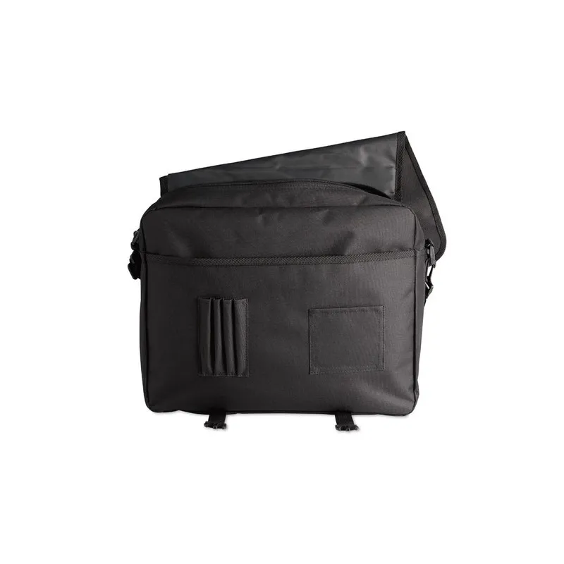 Porte-documents Personnalisé Écologique - Sacoche Publicitaire FLAPA Matières : PET recyclé Couleurs : orange transparent cadeau