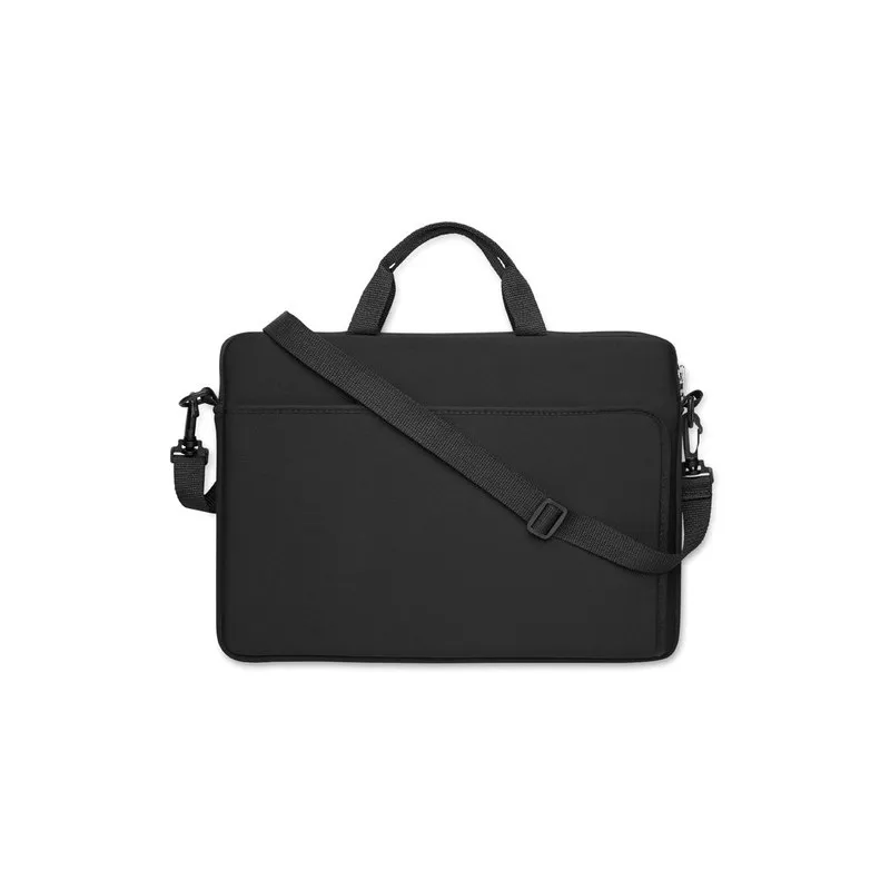 Pochette Personnalisée pour Ordinateur NEOLAP Matières : PET recyclé Couleurs : vert citron transparent cadeau entreprise pas ch