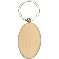 Porte-clés personnalisés en bois - Katherine Couleurs : rouge Matières : polyester recyclé