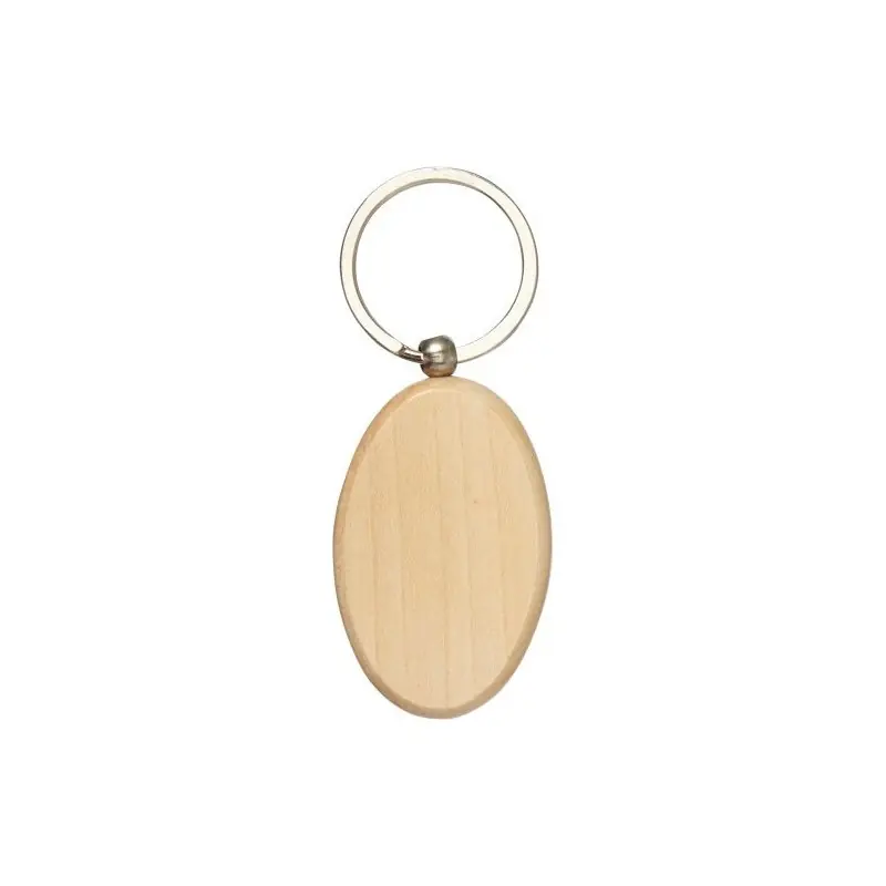 Porte-clés personnalisés en bois - Katherine Couleurs : rouge Matières : polyester recyclé