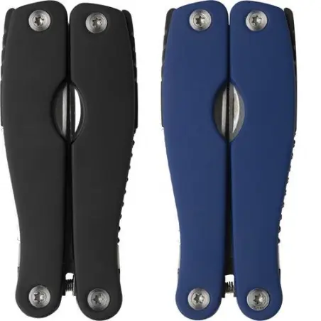 Pince Multifonction Personnalisée Économique - Milani Outils Publicitaires Matières : aluminium recyclé  Couleurs : noir impress