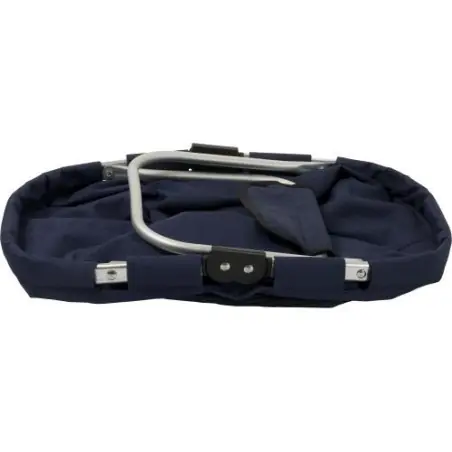 Panier pliable écologique en polyester - Nadine Matières : polyester Taille textile : S Couleurs : rouge marquage laser ultra pr