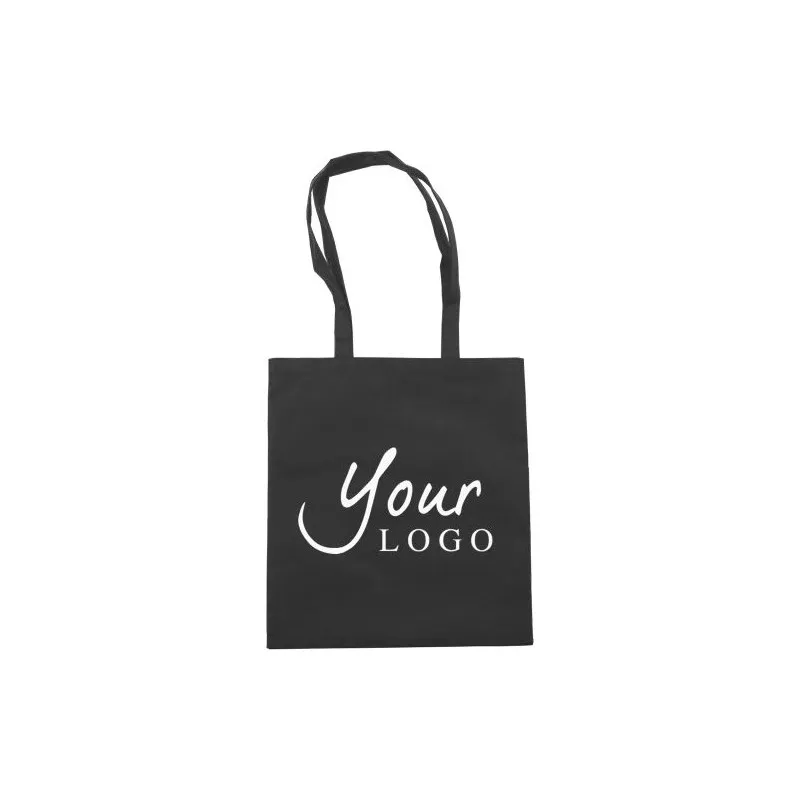 Sac Shopping Écologique et Personnalisé en Non-Tissé Talisa Matières : aluminium recyclé&nbsp; Couleurs : noir personnalisation sur m