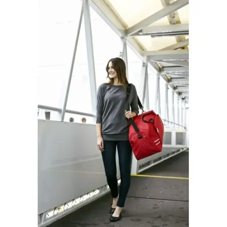 Sac de sport publicitaire en polyester - Marwan Matières : bois Couleurs : blanc livraison express 24h 48h