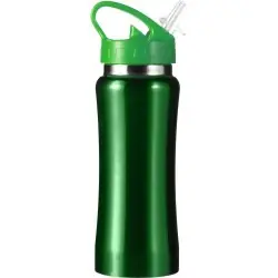Gourde écologique en acier inoxydable 600 ml personnalisée - Serena Matières : polyester Couleurs : fuchsia 2