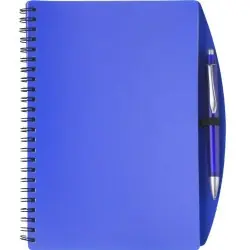 Carnet A5 à spirale personnalisé Solana idéal pour le bureau Matières : polyester Couleurs : naturel