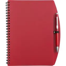 Carnet A5 à spirale personnalisé Solana idéal pour le bureau Matières : polyester Couleurs : naturel 2