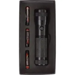 Torche personnalisée en métal - Romeo Matières : acier inoxydable Couleurs : bleu marine