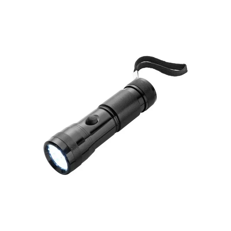 Torche personnalisée en métal - Romeo Matières : acier inoxydable Couleurs : bleu marine personnalisable avec votre logo